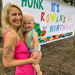 One year old boy birthday box